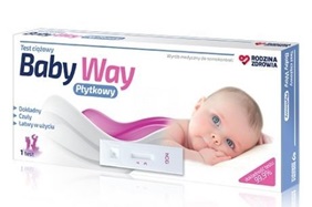 Rodzina Zdrowia test ciążowy Baby Way płytkowy