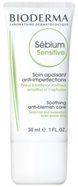 Bioderma sebium sensitive - łagodzący krem wspomagający leczenie skóry trądzikowej 30 ml
