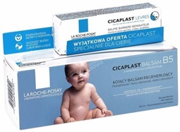 La Roche-Posay promocyjny zestaw - Cicaplast baume B5 100 ml + regenerujący balsam barierowy do ust 7,5 ml