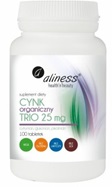 Aliness Cynk Organiczny Trio 25 mg x 100 tabl