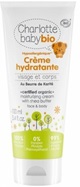 Charlotte Baby Bio krem nawilżający do twarzy i ciała - masło shea 100 ml