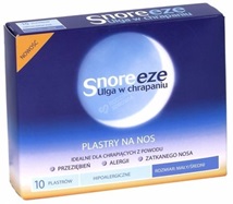 Snoreeze plastry na nos dla chrapiących x 10 szt (rozmiar duży)