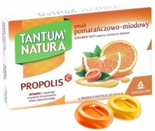 Tantum Natura x 15 pastylek do ssania (smak pomarańczowo - miodowy)