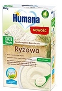 Humana kaszka bezmleczna ryżowa 100% Organic 200 g