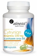 Aliness Cytrynian magnezu z potasem oraz B6 x 100 caps