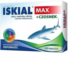 Iskial MAX + Czosnek x 120 kaps