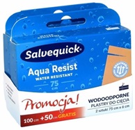 Plastry Salvequick Wodoodporne 75 cm x 6 cm x 2 szt (100 cm + 50 cm GRATIS !!!)