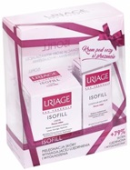 Uriage Isofill promocyny zestaw - krem korygujący zmarszczki do skóry normalnej i mieszanej 50 ml + krem pod oczy korygujący zmarszczki 15 ml GRATIS !!!