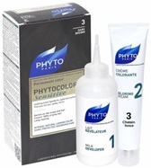Phyto Color Sensitive 3 CIEMNY BRĄZ farba pielęgnacyjna do włosów z pigmentami roślinnymi