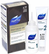 Phyto Color Sensitive 4.77 INTENSYWNY BRĄZOWY KASZTAN farba pielęgnacyjna do włosów z pigmentami roślinnymi