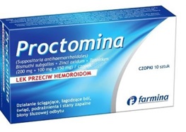 Proctomina x 10 czopków