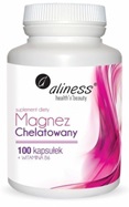 Aliness Magnez Chelatowany + Witamina B6 x 100 kaps