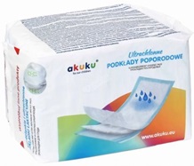Akuku ultrachłone podkłady poporodowe (A0369) x 10 szt