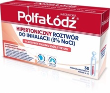 Hipertoniczny roztwór do inhalacji (3% NaCl) x 30 amp po 4 ml (Polfa-Łódź)