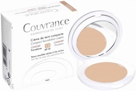 Avene Couvrance - kremowy podkład w kompakcie COMFORT SPF30 (skóra wrażliwa sucha i bardzo sucha) porcelanowy 10 g