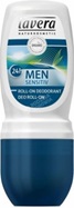 Lavera Men Sensitiv dezodorant 24 h roll-on z wyciągiem z bio-bambusa i bio-trawy cytrynowej 50 ml