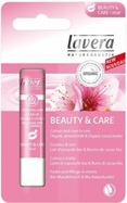 Lavera balsam do ust Rose z bio-mlekiem migdałowym i bio-masłem kakaowym 4,5 g