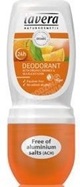 Lavera dezodorant roll-on Orange Feeling z wyciągiem z bio-pomarańczy 50 ml