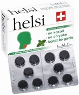 Helsi x 30 pastylek do ssania o smaku zielonej mięty