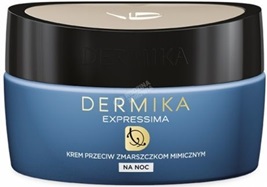 Dermika Expressima regenerujący krem przeciw zmarszczkom mimicznym na noc 50 ml