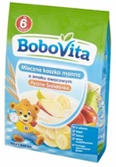Bobovita kaszka mleczna manna o smaku owocowym "Pyszne Śniadanko" po 6 miesiącu 230 g