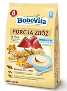 Bobovita PORCJA ZBÓŻ kaszka mleczna 7 zbóż jabłkowa po 8 miesiącu 210 g