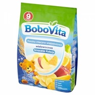 BoboVita Smaczna Kolacja kaszka mleczno-wielozbożowa wieloowocowa po 9 miesiącu 230 g