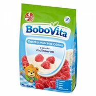 Bobovita kaszka mleczno-ryżowa o smaku malinowym po 4 miesiącu 230 g