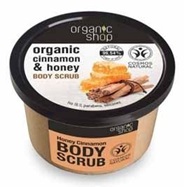 Organic Shop peeling do ciała Miodowy Cynamon 250 ml