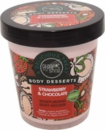 Organic Shop nawilżający mus do ciała Truskawki i Czekolada 450 ml