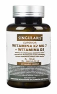 Singularis Witamina K2 MK-7 + D3 2000 IU Superior x 60 kaps