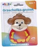 Akuku grzechotko - gryzak Małpka 3m+ (A0372)