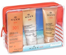 Nuxe Sun promocyjny zestaw - zachwycający krem do opalania twarzy i ciała spf-30 50 ml + miniprodukty GRATIS !!!
