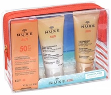 Nuxe Sun promocyjny zestaw - zachwycający krem do opalania twarzy i ciała spf-50 50 ml + miniprodukty GRATIS !!!