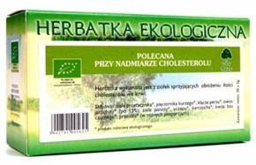 Dary Natury herbatka polecana przy nadmiarze cholesterolu EKO x 20 sasz