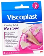 Plastry Viscoplast mix na stopę x 7 szt (3 rozmiary)