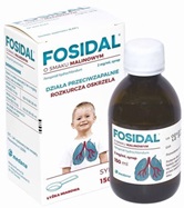 Fosidal 2 mg/ml syrop o smaku malinowym 150 ml ( butelka + łyżka miarowa)