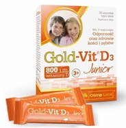 Olimp gold-vit D3 junior x 30 sasz o smaku malinowym