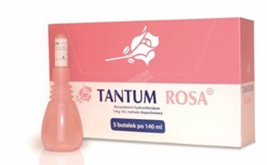 Tantum rosa roztwór dopochwowy x 5 butelek po 140 ml