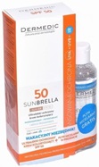 Dermedic Sunbrella promocyjny zestaw - Ultralekki ochronny krem koloryzujący spf 50 40 g + płyn micelarny 100 ml GRATIS !!!
