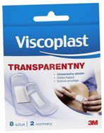 Zestaw plastrów - transparenty x 8 szt ( 2 rozmiary)