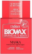 Biovax Opuntia Oil + Mango - maska do włosów intensywnie regenerująca 250 ml