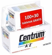 Centrum A-Z z luteiną x 100 tabletek + 30 tabletek GRATIS !!!