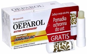 Oeparol extra odporność x 60 kaps + pomadka ochronna do ust GRATIS !!!