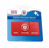 Kasetka na tabletki dzienna - 3 pory dnia (Apteczka ABC)