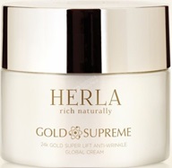 Herla Gold Supreme - Globalny liftingujący krem przeciwmarszczkowy 50 ml + mini serum 5 ml GRATIS!!!