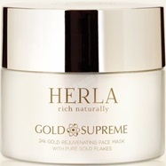 Herla Gold Supreme - Odmładzająca maska do twarzy z płatkami złota 50 ml + mini serum 5 ml GRATIS!!!