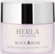 Herla Black Rose - Intensywnie odbudowujący krem przeciwstarzeniowy na noc 50 ml + mini krem 5 ml na noc GRATIS!!!