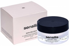 Sensilis Skin Delight - rozświetlający i rewitalizujący przeciwzmarszczkowy krem na dzień SPF 15 50 ml