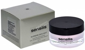Sensilis Supreme Daylight - krem przeciwzmarszczkowy z kawiorem regenerujący na dzień SPF 15 50 ml